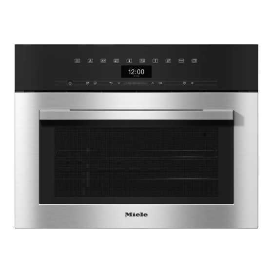 Miele DGC 7340 HC Pro Gebruiks- En Montagehandleiding