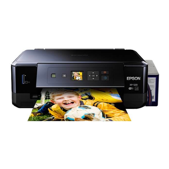 Epson XP-520 Series Gebruikershandleiding