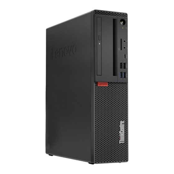 Lenovo ThinkCentre M720s Gebruikershandleiding En Handboek Voor Hardwareonderhoud