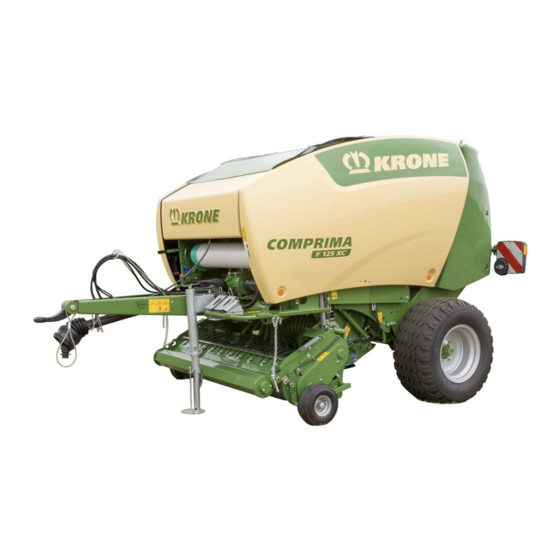 Krone Comprima F 125 XC Originele Handleiding