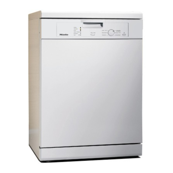 Miele G 1020 Gebruiksaanwijzing