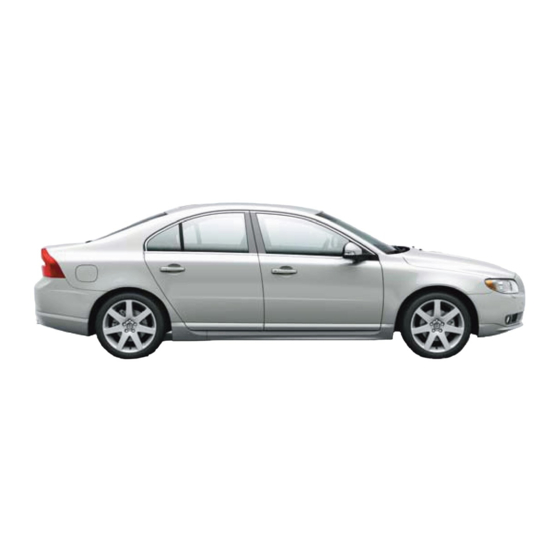 Volvo S80 2007 Beknopte Handleiding