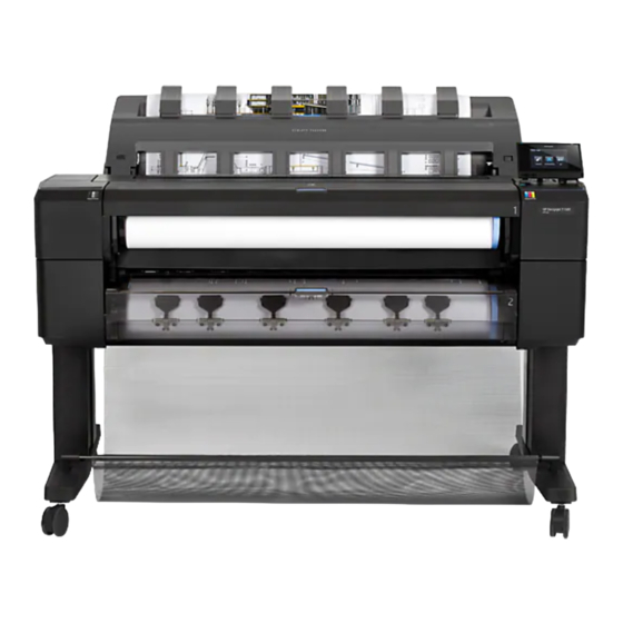 HP DesignJet T900 Series Gebruikershandleiding