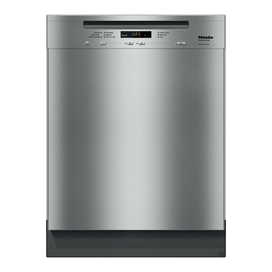 Miele G 6100 Gebruiksaanwijzing