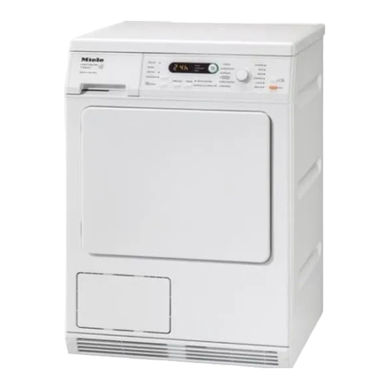 Miele T 8423 C Gebruiksaanwijzing