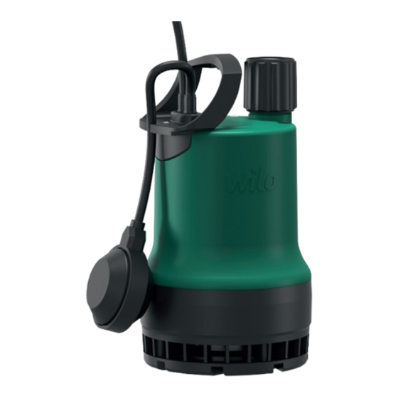 Wilo Drain TM 32/7 Inbouw- En Bedieningsvoorschriften