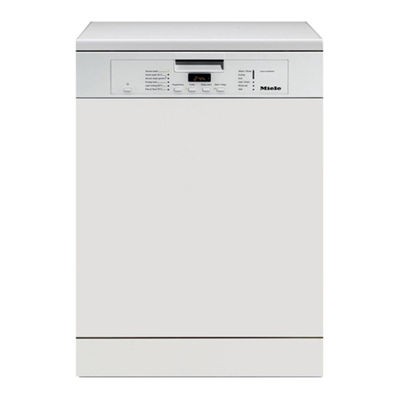 Miele G5141 Gebruiksaanwijzing