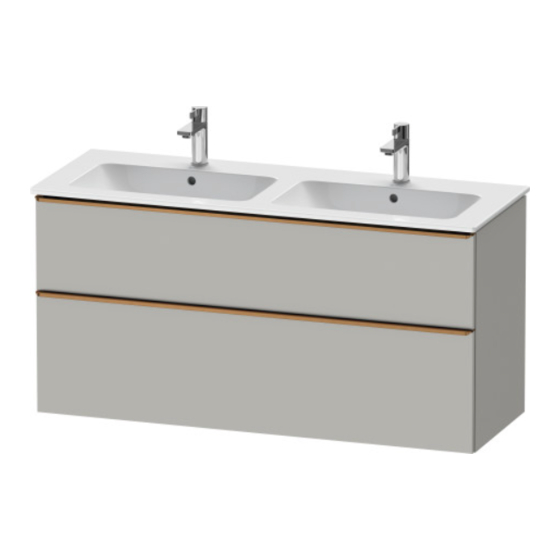 DURAVIT D-Neo DE 4365 Montagehandleiding