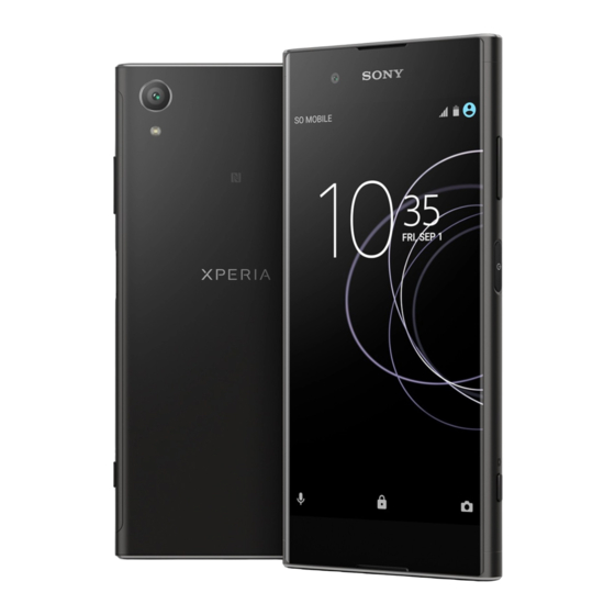 Sony Xperia XA1 Plus Gebruikershandleiding