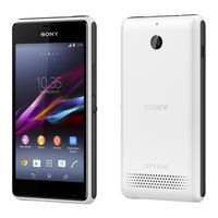 Sony Xperia E1 dual Gebruikershandleiding