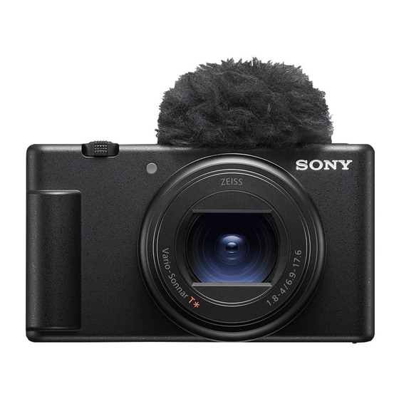 Sony ZV-1M2 Helpgids