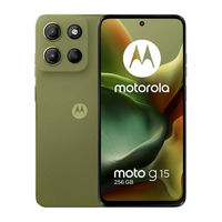 Motorola moto g15 Gebruikershandleiding