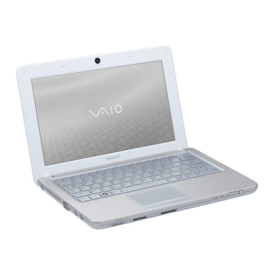 Sony Vaio VPCW21 Series Gebruikershandleiding