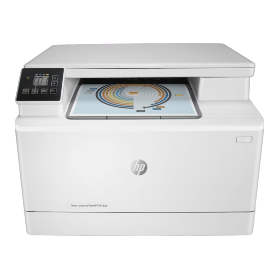 HP Color LaserJet Pro MFP M182 Series Gebruikershandleiding