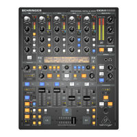 Behringer DIGITAL PRO MIXER DDM4000 Gebruiksaanwijzing