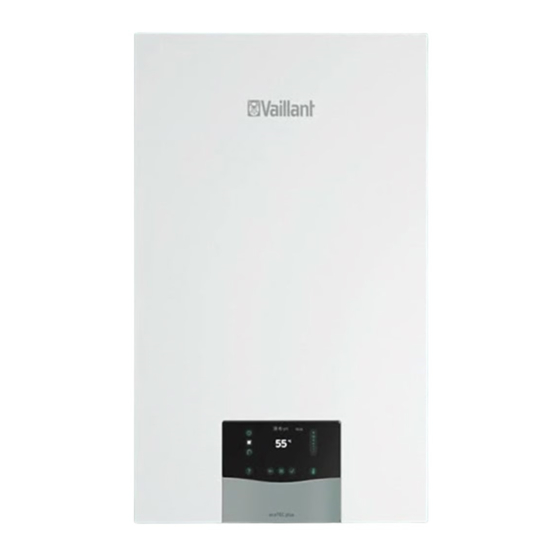 Vaillant ecoTEC plus VHR I 36CS/1-5 N Gebruiksaanwijzing