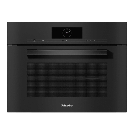 Miele DGC 7840 HC Pro Gebruiks- En Montagehandleiding