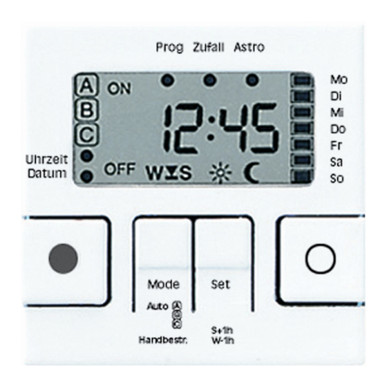 Jung 5201 DTU Series Bedieningshandleiding