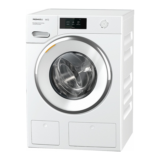 Miele WWR 860 WPS Gebruiksaanwijzing