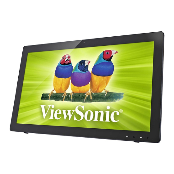 ViewSonic TD2740 Gebruikshandleiding