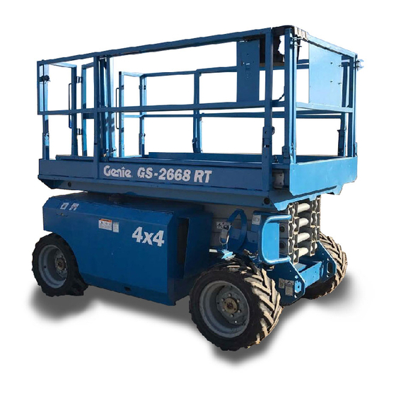 Terex Genie GS-2668 RT Bedieningshandleiding