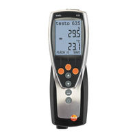 TESTO 635 Handleiding