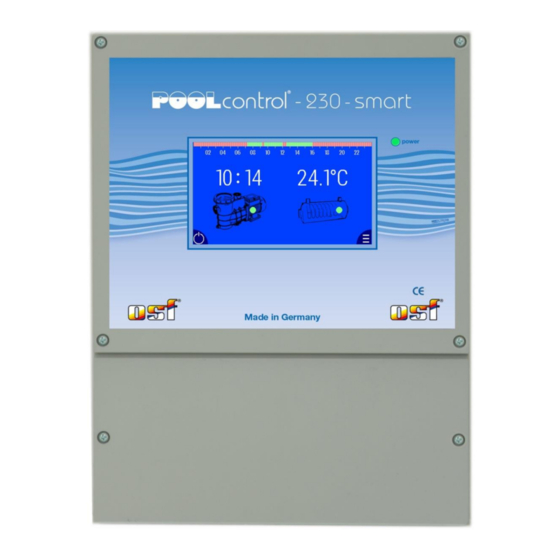 osf Pool Control PC-230-smart Montage- En Gebruikershandleiding