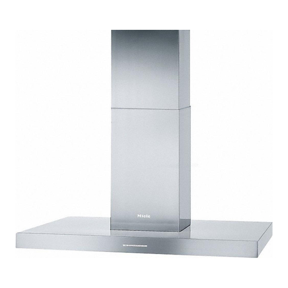 Miele DA 410-6 Gebruiks- En Montagehandleiding