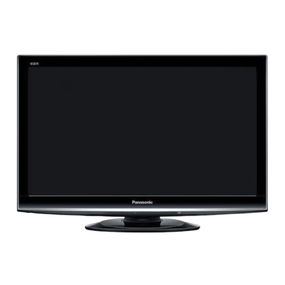 Panasonic Viera TX-L32G10E Gebruiksaanwijzing