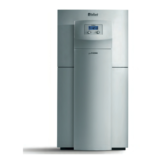 Vaillant geoTHERM VWS Installatiehandleiding