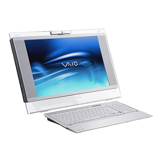 Sony Vaio VGC-LA Series Gebruikershandleiding