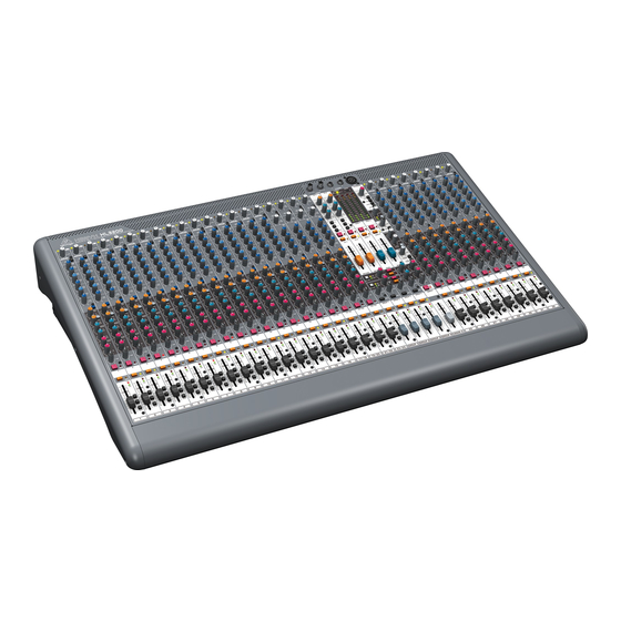 Behringer XENYX XL3200 Gebruiksaanwijzing