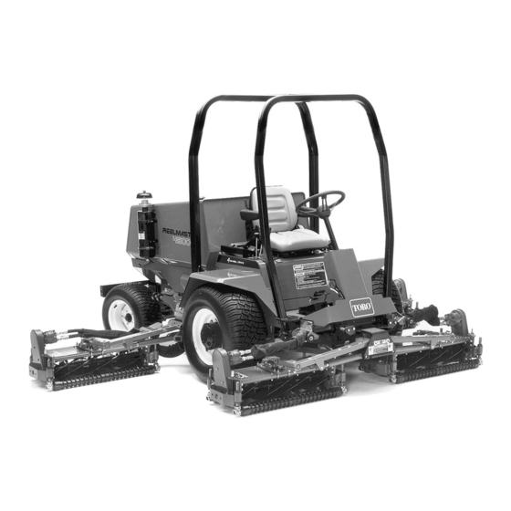 Toro REELMASTER 4500-D Gebruikershandleiding