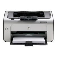 HP LaserJet P1000 Series Gebruikershandleiding