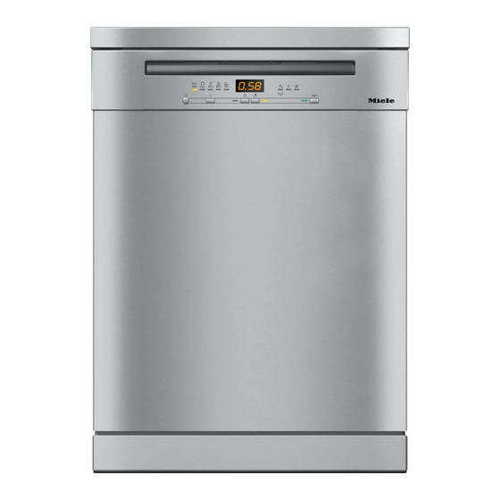 Miele G 5222SC Gebruiksaanwijzing