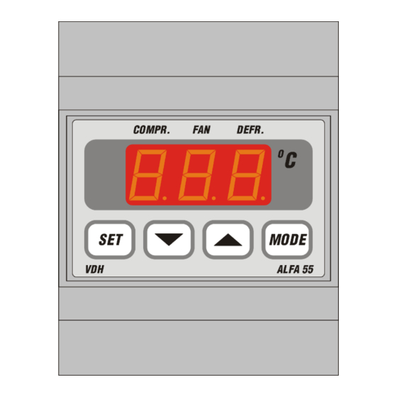 VDH Products ALFA 55 RTDF Gebruiksaanwijzing