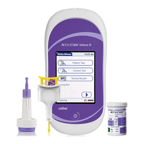 Roche Diagnostics Accu-Check Inform II Verkorte Handleiding