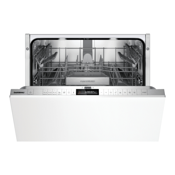 Gaggenau DF270101 Gebruikershandleiding