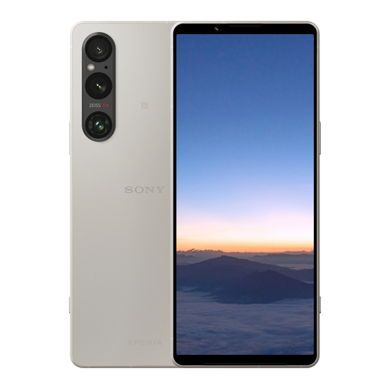 Sony Xperia 1 V Series Helpgids