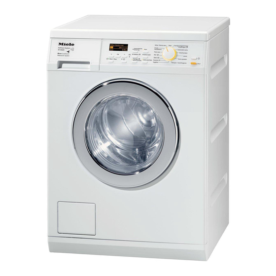 Miele W 5929 WPS EcoComfort Gebruiksaanwijzing