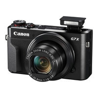 Canon PowerShot G7 X Mark II Gebruikershandleiding