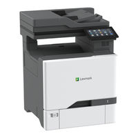 Lexmark CX735 Gebruikershandleiding