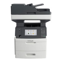 Lexmark MX710 Series Gebruikershandleiding