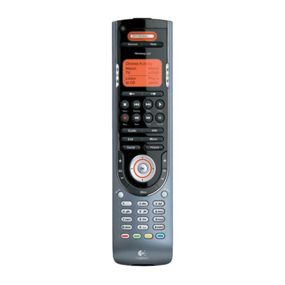 Logitech Harmony 555 Handleiding