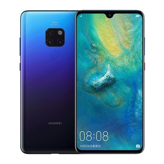 Huawei Mate20 Gebruikershandleiding