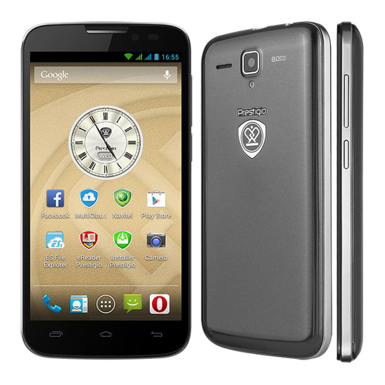 Prestigio MultiPhone Snelstartgids