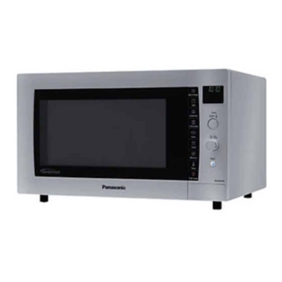 Panasonic NN-CD757 Gebruiksaanwijzing