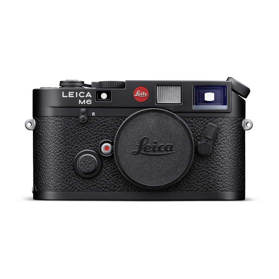 Leica M6 Beknopte Handleiding