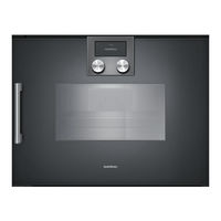 Gaggenau BSP 261 Gebruiksaanwijzing