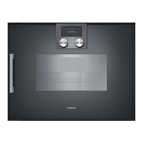 Gaggenau BSP 260 Gebruiksaanwijzing